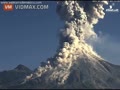 メキシコのコリマ火山の驚異噴火